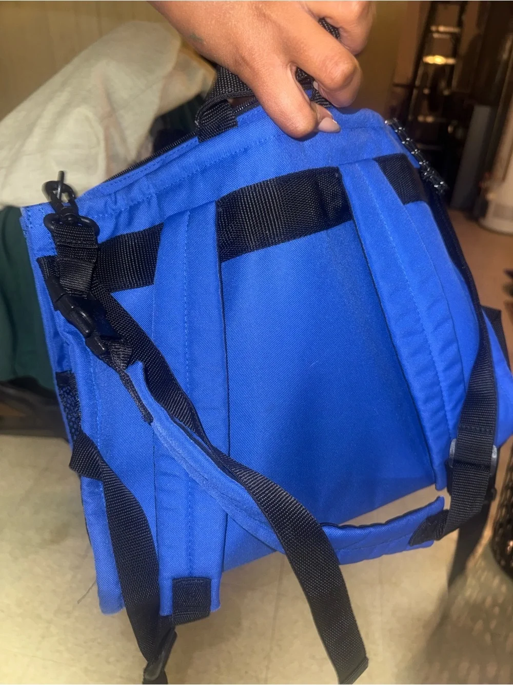 Eastpak Men’s Blue Laptop Tote with Embossed Logo